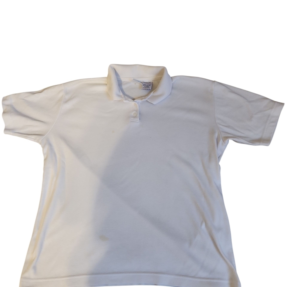 Bobbie Brooks White Polo Shirt